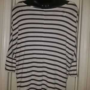 Lane-Bryant-Black-and-White-Striped-shirt-with-zip
